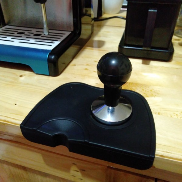 GOOD Tamping Mat tamper mat tatakan Barista tools kopi Hitam