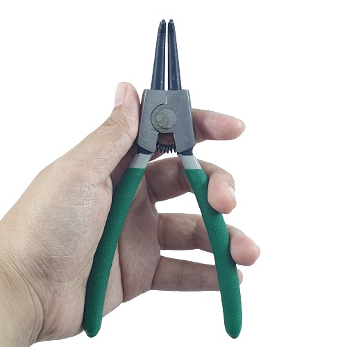 Tang Snap Ring Buka Bengkok 6 inch Per Circlip Pliers Snapring IB 150mm External Bent