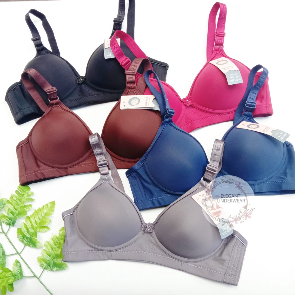 BRA BH WANITA TANPA KAWAT UK 38-44 KAIT 3 BREITEX B5