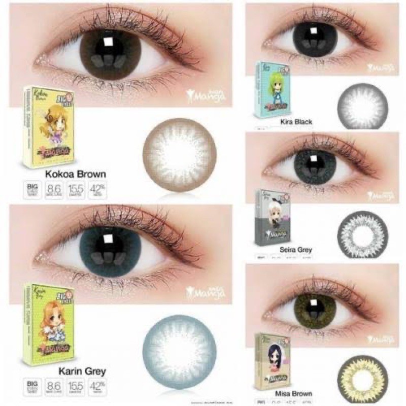 Softlens Korea X2 Shin Manga 15.5mm