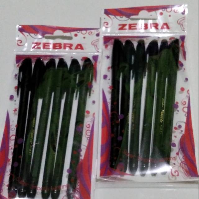 

Zebra pen piccolo set 6 Black semi jell ink