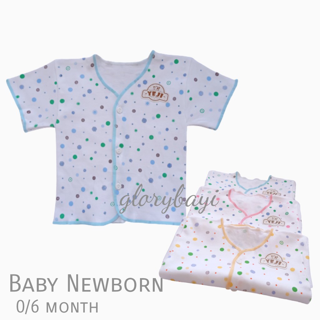 Pakaian Bayi | Baju Bayi Motif Polkadot 3 PCS