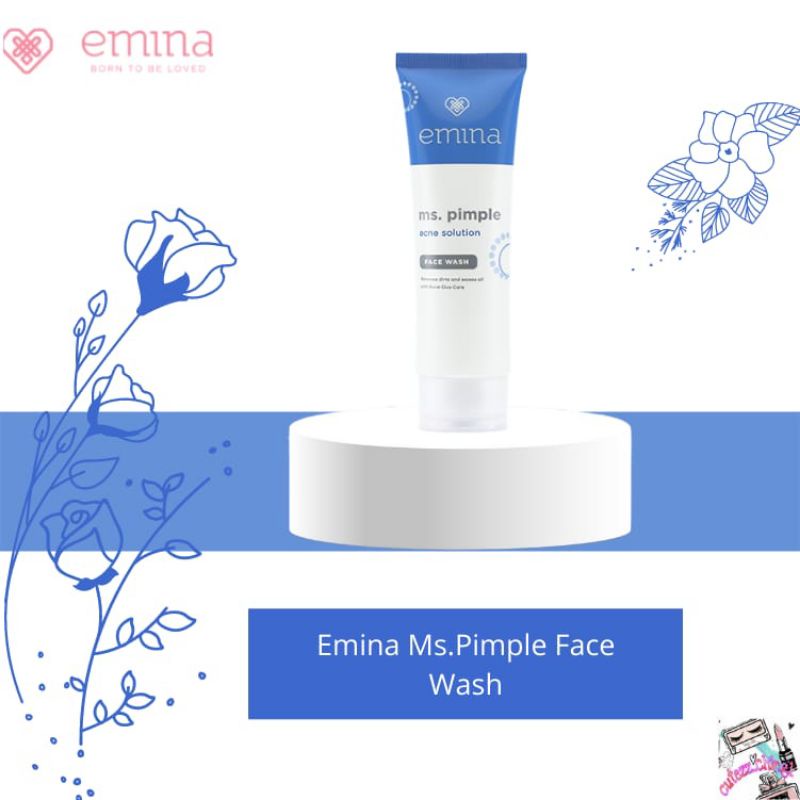 ☃ Cutezz_ Ching1☃Emina Ms.Pimple Acne Solution Face Wash 50ml