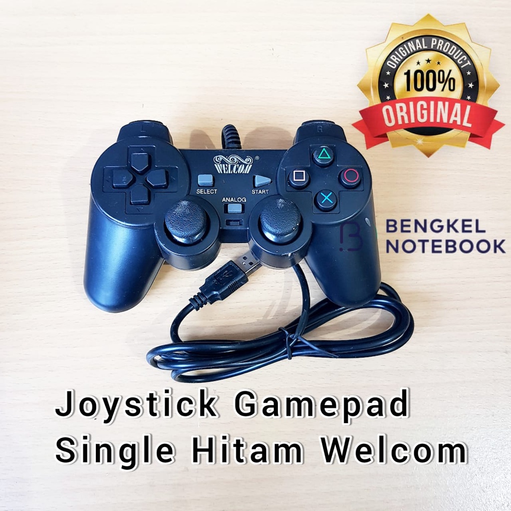 Joystick Gamepad Single Hitam Welcom