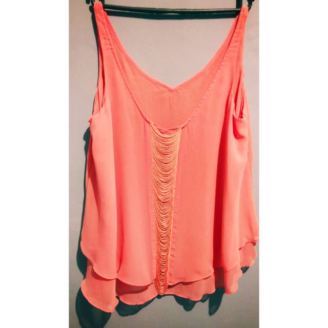 Tank top sifon orange(second)