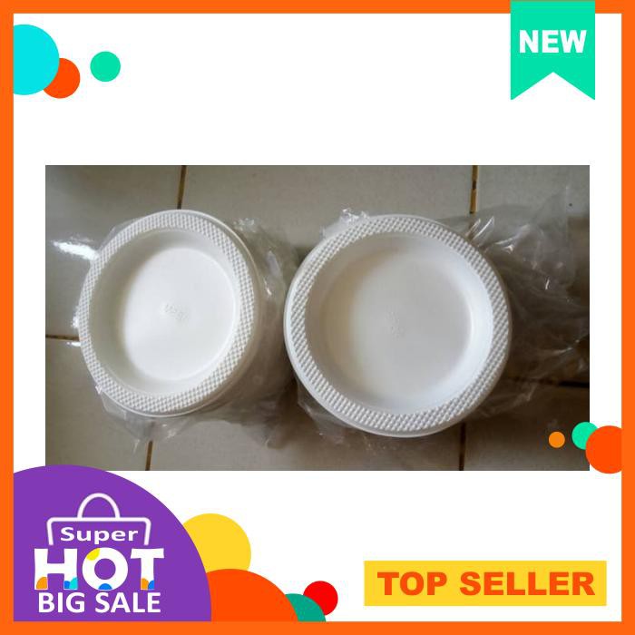 Piring Plastik Kecil | Piring Kue @50Pcs Bsm