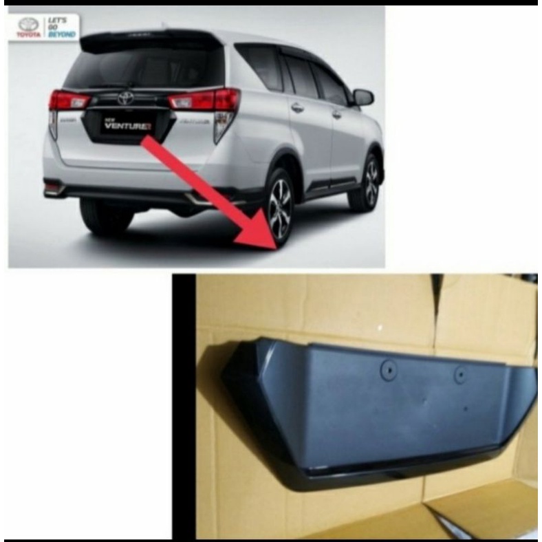 tempat dudukan plat nomor innova venturer facelift original