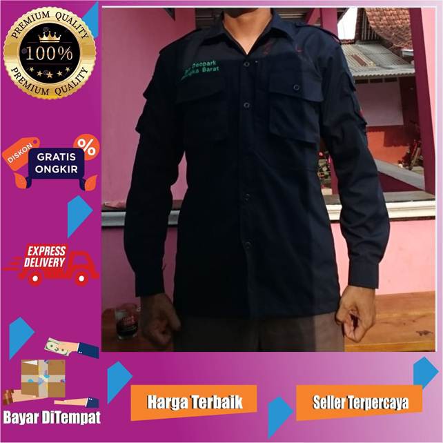KEMEJA SERAGAM PDL - BAJU PDL NET TV TRANS TV LENGAN PENDEK ORGANISASI MAHASISWA KAMPUS KERJA KKN