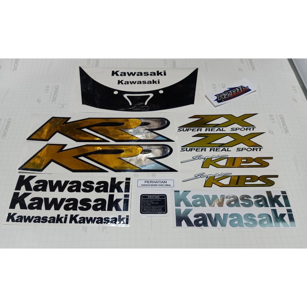 Jual Striping Sticker Ninja 2 tak Ninja KRR Ninja cbu | Shopee Indonesia