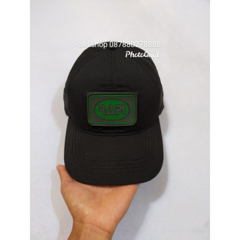 TOPI RAPI LOGO KARET