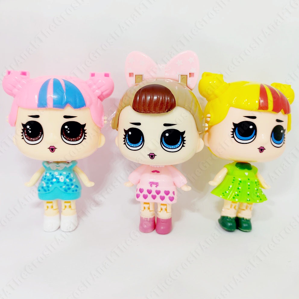 MURAH!!! Fancy Cute Doll LOL Kepala Boneka L.O.L Bisa Dibuka