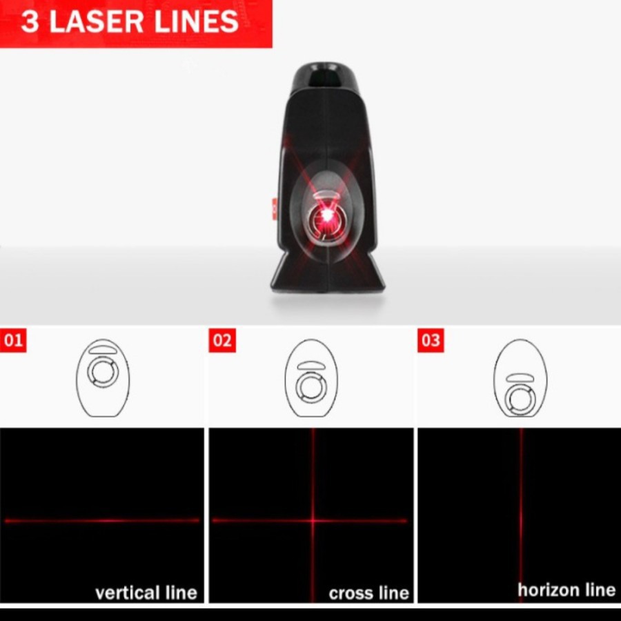 Waterpass laser digital level measure tape aligner ruler pro alat ukur