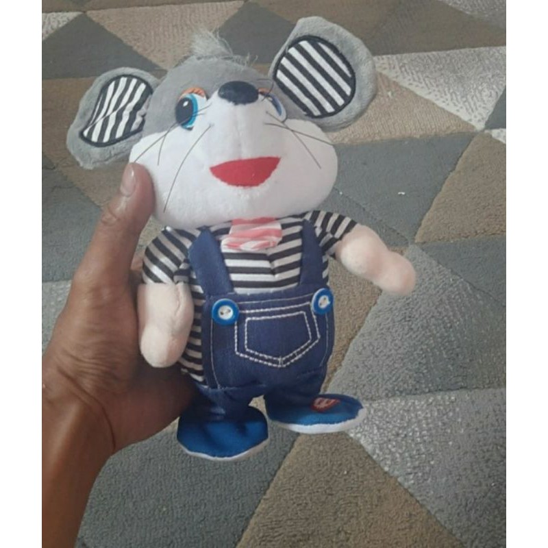 boneka bisa ngomong boneka lucu boneka rekam suara boneka tikus talking doll boneka gerak ngomong