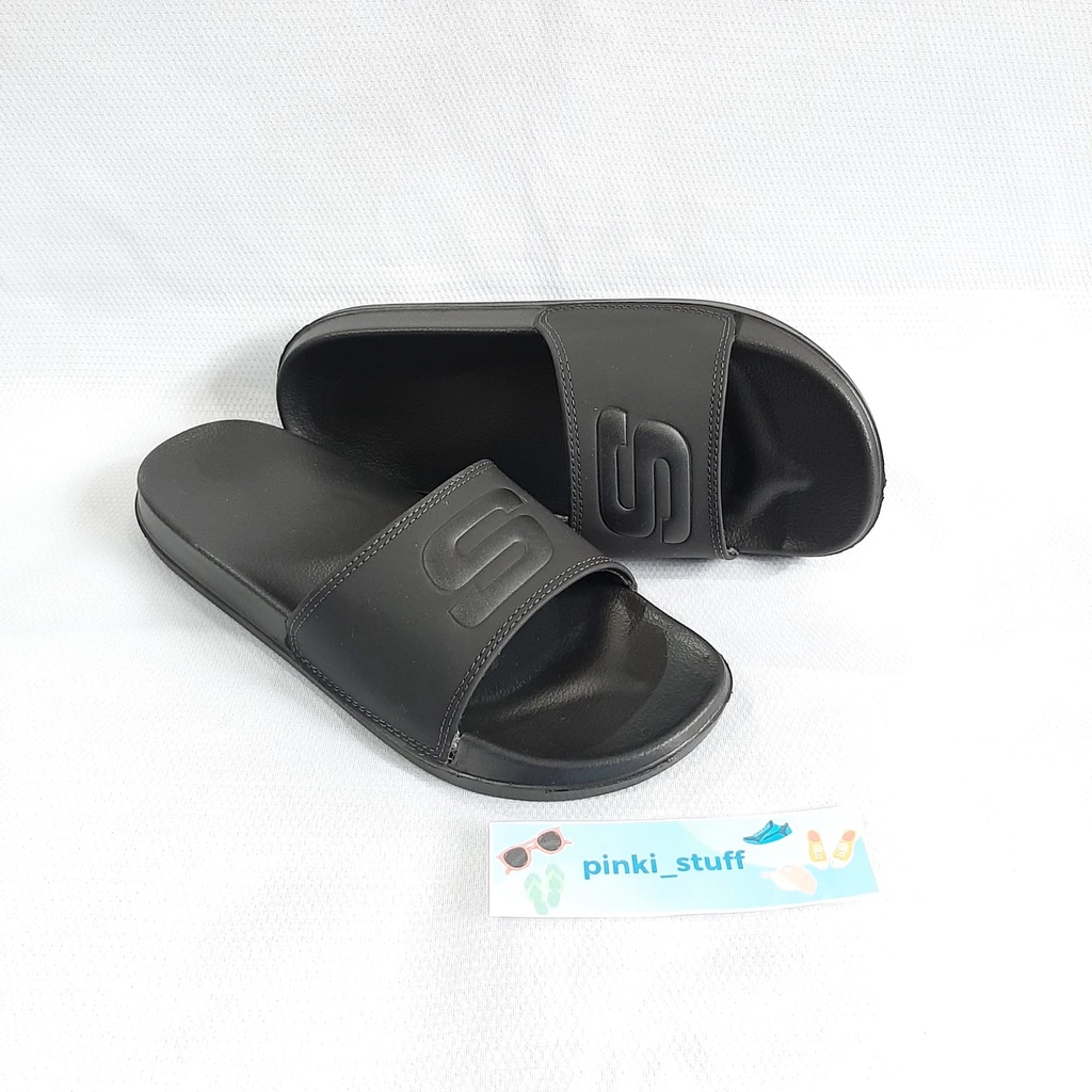 Sandal Slop Skechers Sandal Slide Skechers Sandal Skechers Black
