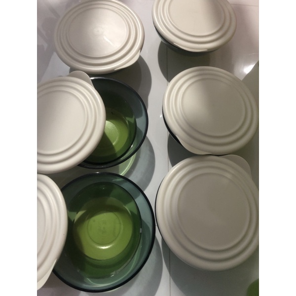 Eleganzia Bowl 600 ml ada 6 mangkok plus tutup tupperware