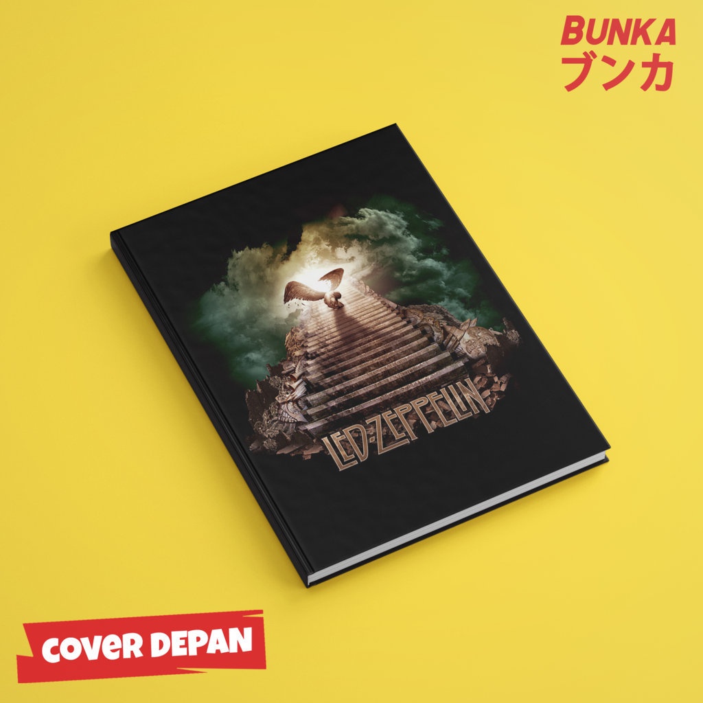 

Notebook Band Led Zeppelin Stairway To Heaven Hardcover A5 Buku Tulis Catatan Notes Agenda Planner Jurnal