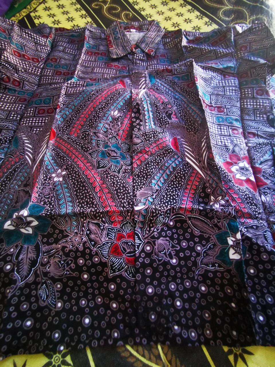 Baju Batik Pria Slimfit Big Size M L Xl Xxl Atasan Kemeja Batik Lengan Panjang Original
