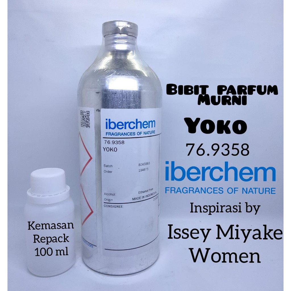 YOKO BIBIT PARFUM MURNI 100 ML. BY IBERCHEM INSPIRASI ISSEY MIYAKE LADY
