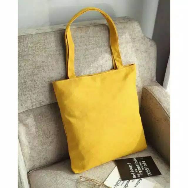Totebag korean korean style polos su mi yang