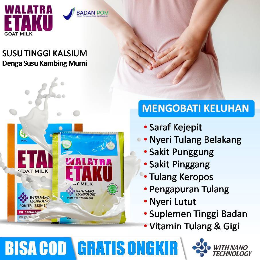 Obat Saraf Kejepit Pinggang, Nyeri Tulang Belakang, Sakit Punggung, Pengapuran Tulang Lutut, Lutut N