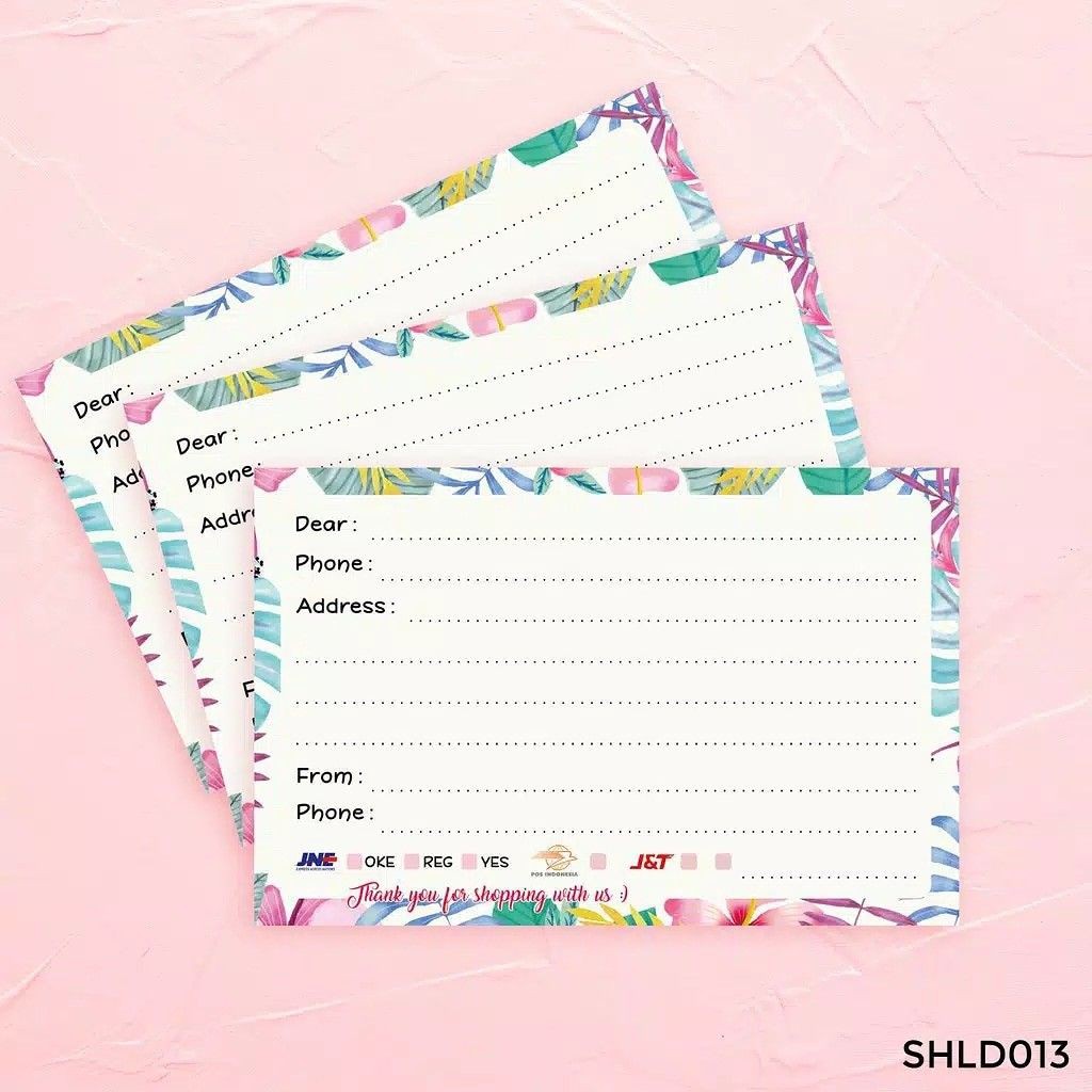 

Stiker Pengiriman olshop Custom Nama Toko - FREE DESAIN