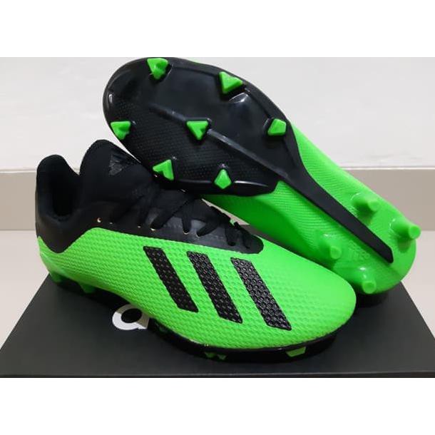 SOCCER SHOES ORIGINAL GRADE SEPATU BOLA - SOCCER ADIDAS X 18.3 NEXT GEN GREEN BLACK - FG KUALITAS