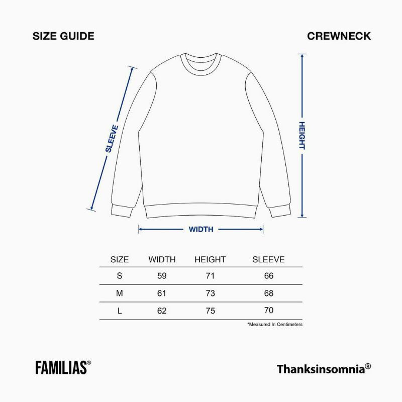FAMILIAS x THANKSINSOMNIA | SW AMITY CREWNECK | ORIGINAL PRODUCT ✅✅