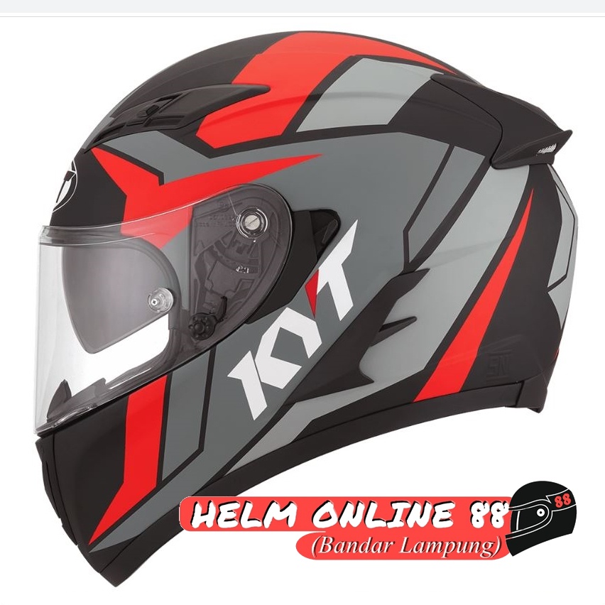 KYT Falcon FR RAID Helm Full Face Helm KYT Flat Visor KYT Falcon RAID