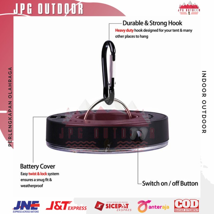 Lampu Tenda Gantung LED Lentera Camping / Lampu Gantung Emergency