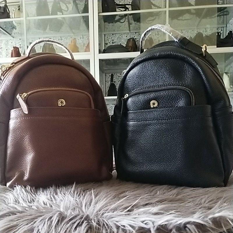 Tas papillon 3in1(Tenteng, ransel, slempang)  K3473 warna asem dan hitam
