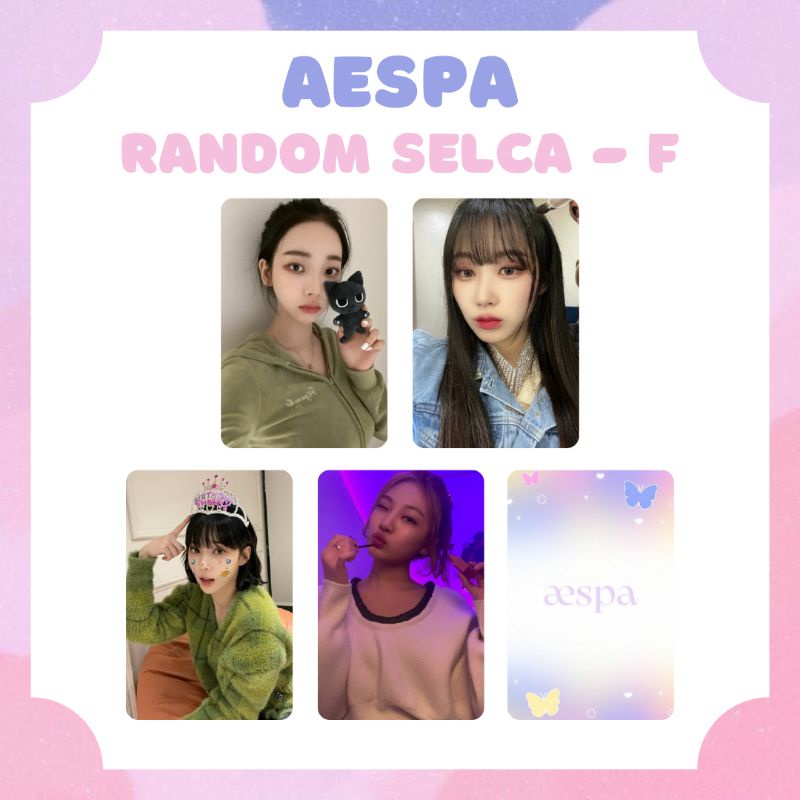 [AESPA] PHOTOCARD AESPA SELCA CUTE #2 ‼️ BACA DESKRIPSI ‼️