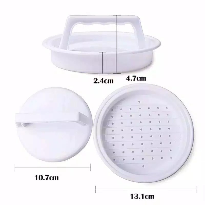 BS262 Alat Pencetak Daging Burger/Burger Meat Compactor Press Mold Grill Burger Maker