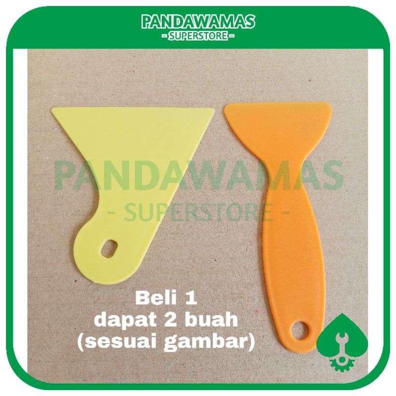 Rakel Alat Bantu Pasang Skotlet / Skrap Scrapper Scotlet & Kaca Film DLL Bermanfaat Kape Skotlet Sko