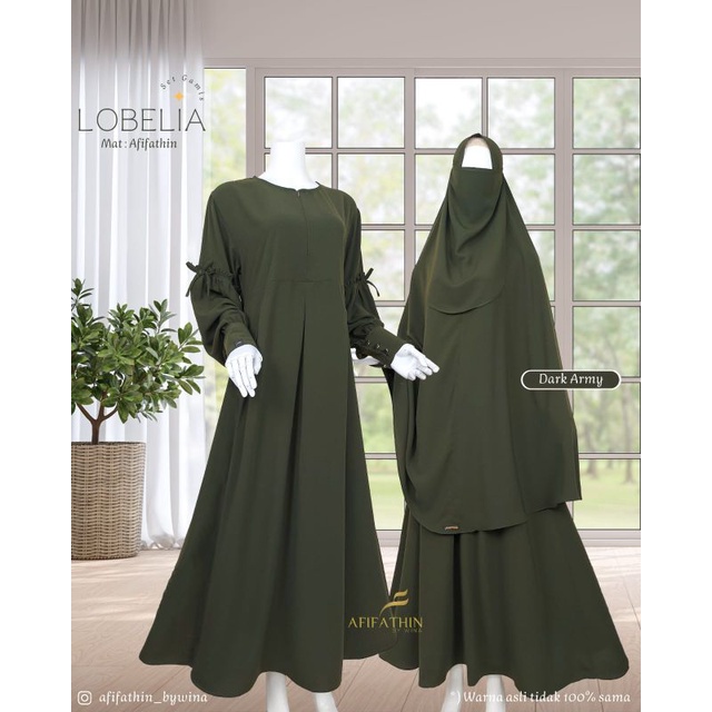Gamis Set Lobelia Afifatin by wina