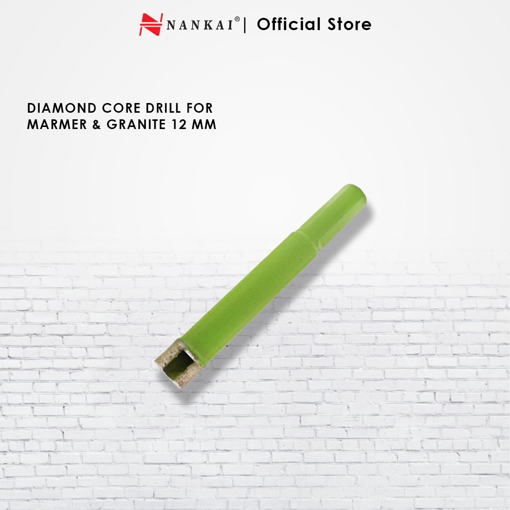 Diamond Core Drill 12MM / Mata Bor Batu Marmer Granite Nankai
