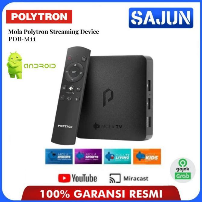 Ready&amp;Siapkirim Polytron Pdb M11 - Mola Tv Streaming Smart Device Box Garansi 1 Tahun