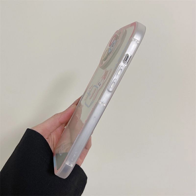 Case Pelindung Motif Kartun Untuk iPhone 12 13 11 Pro Max X Xs Max Xr 7 8 Plus jdj1