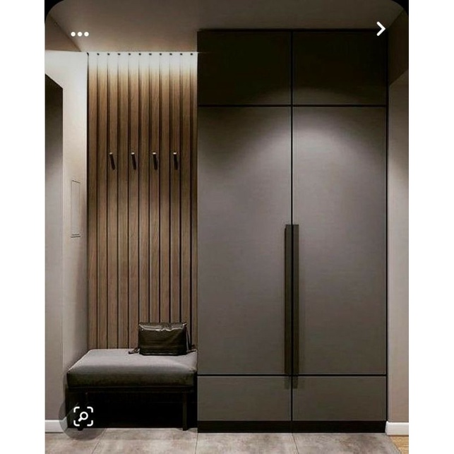 Lemari baju pakaian dua pintu minimalis/lemari hpl/lemari minimalis/lemari 2 pintu/lemari mewah