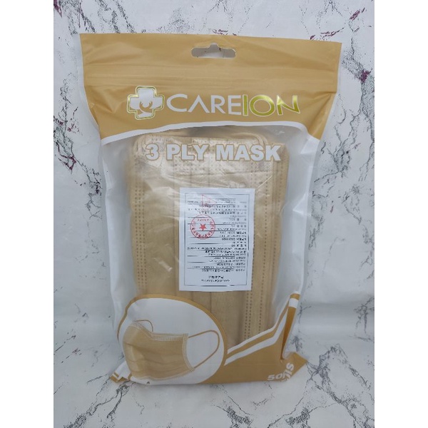 MASKER 3PLY CAREION WARNA ISI 50 LEMBAR