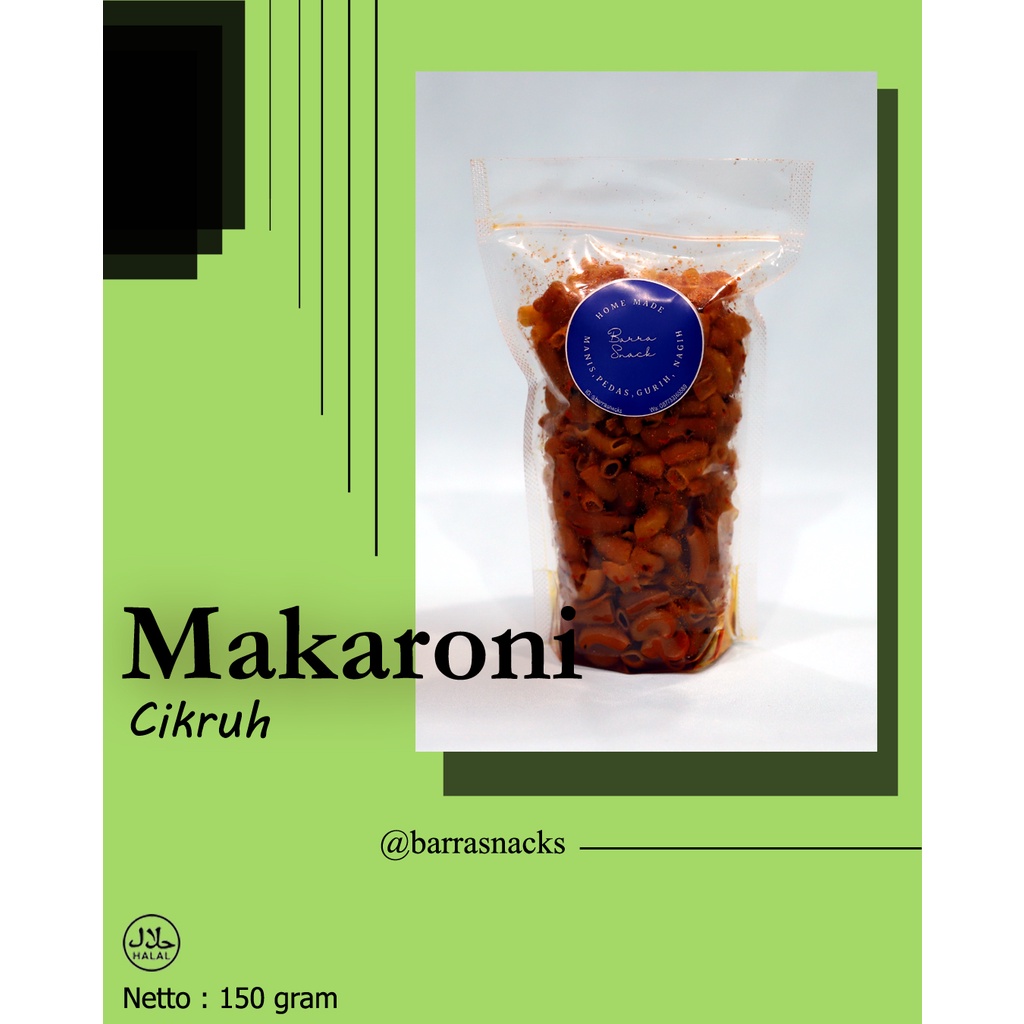 

Makaroni Cikruh Barra Snack *150gram
