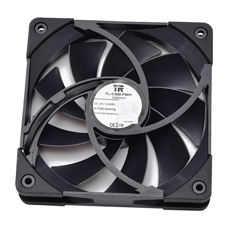 THERMALRIGHT TL-C12-B BLACK 120mm PWM Fan