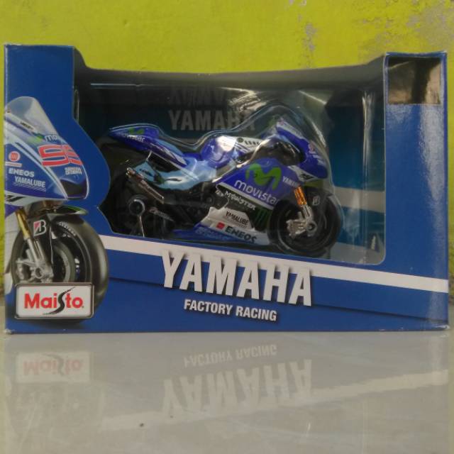 miniatur diecast yamaha motogp lorenzo