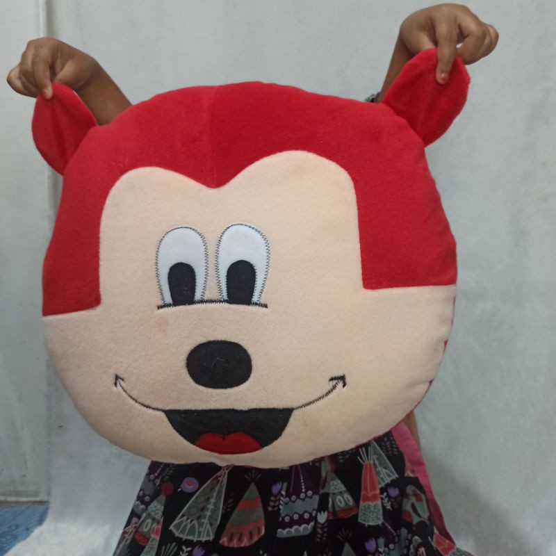 BANTAL kepala VELBOA 40CM karakter murah boneka