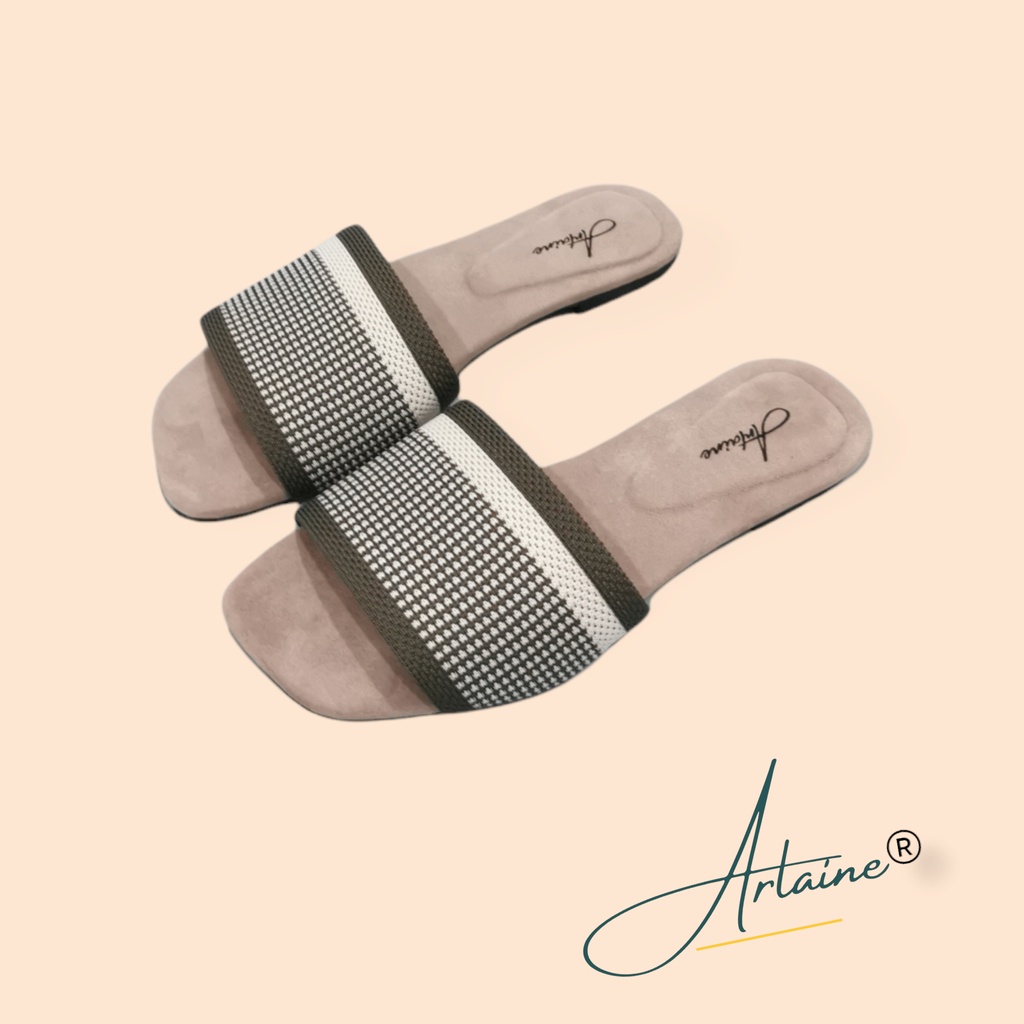 Arlaine Ayumi Sandal Flat wanita ( Tanpa Dus )