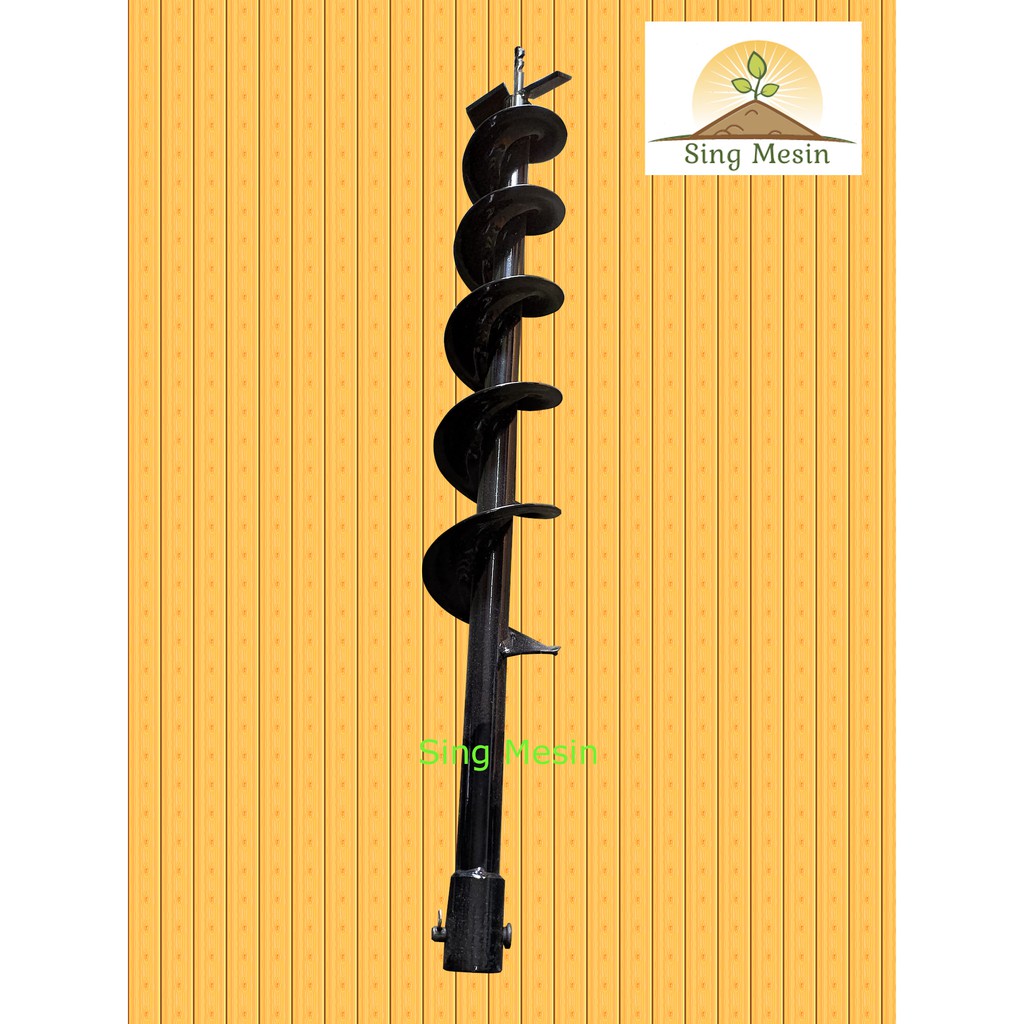 Mata Mesin Earth Auger Bor Tanah 4 inchi ( 100 mm )