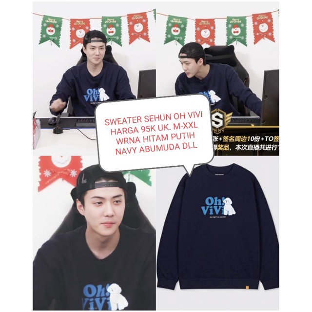 SWEATER SEHUN EXO OH VIVI