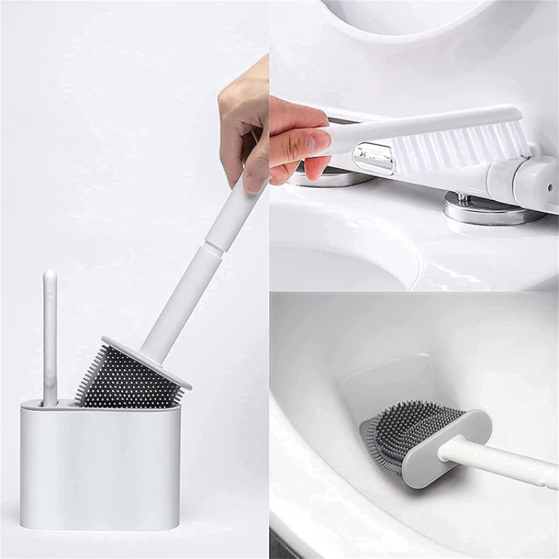 BOUSSAC Sikat Toilet Kamar Mandi TPR Silicone Bathroom Brush