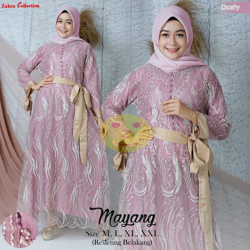 GAMIS TULLE BORDIR MAYANG