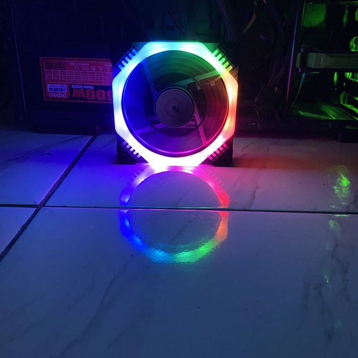 Mejec Fan Case 12Cm L-03 Andromeda RGB Rotation/Spin