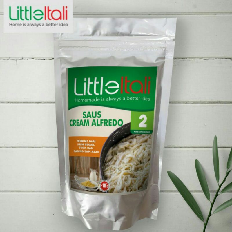 

Saus Pasta LITTLE ITALI Creamy Alfredo dan Bolognes